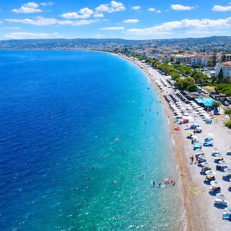 Serene Seaview Getaway With Garden In Akrata Akrata